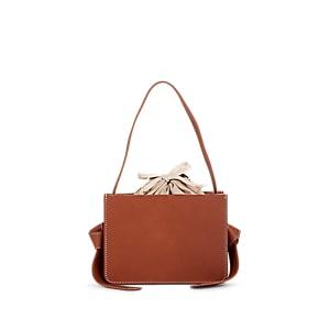 Montunas Women's Guaria Mini Box Shoulder Bag - Brown