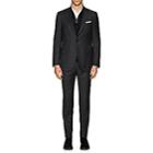 Isaia Men's Sanita Checked Wool Two-button Suit-gray