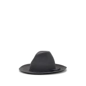 Superduper Hats Men's Frillo Fur Felt Fedora - Gray