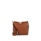 Valentino Garavani Women's Rockstud Small Leather Hobo Bag - Brown