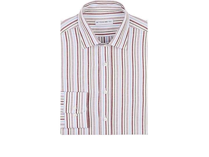 Etro Men's Striped Cotton Shirt