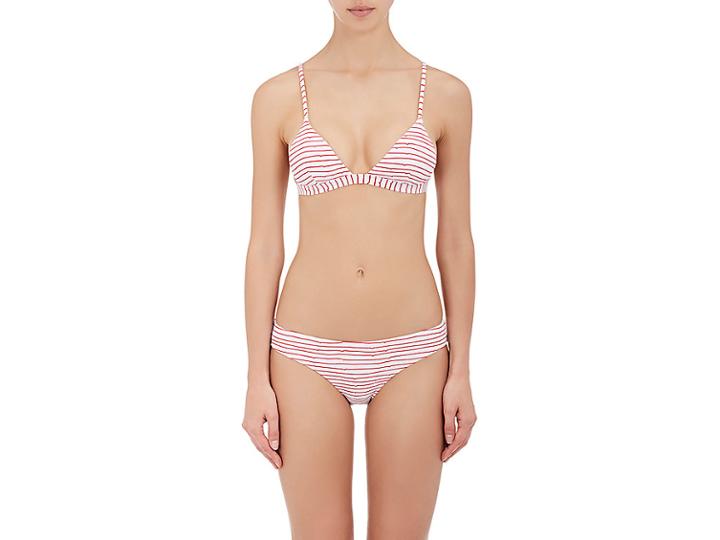 Onia Women's Danni Striped Bikini Top