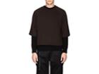 Ben Taverniti Unravel Project Men's Layered Cotton Jersey & Fleece Sweatshirt