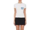 Helmut Lang Women's Cotton Contrast-pocket T-shirt