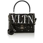 Valentino Garavani Women's Candystud Single Leather Handbag-black