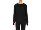 Helmut Lang Women's Ruffle Wool-cashmere Crop Sweater