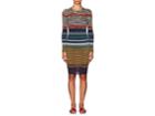Missoni Women's Striped Fitted Long-sleeve Dress