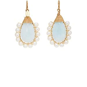Beck Jewels Women's Lolita Drop Earrings-blue