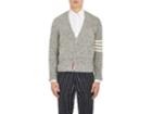 Thom Browne Men's Block-striped Wool-mohair Cardigan
