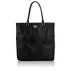 Gucci Men's Leather Tote Bag - Black
