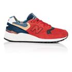 New Balance Men's 999 Suede Sneakers-red