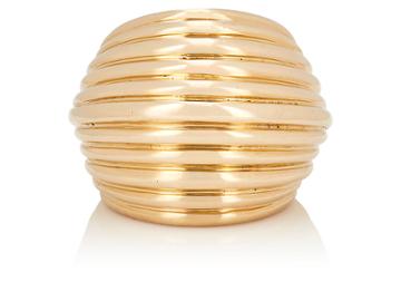 Mahnaz Collection Vintage Women's Ribbed Dome Ring