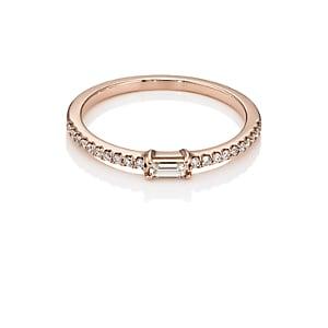 My Story Women's The Julia Stackable Band - Gold