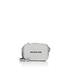 Balenciaga Women's Everyday Extra-small Leather Camera Bag - Silver