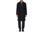 Giorgio Armani Men's Cotton-blend Boucl Belted Coated