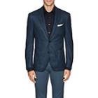 Luciano Barbera Men's Wool-cashmere Two-button Sportcoat-blue