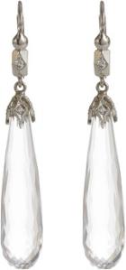 Cathy Waterman Women's Diamond, Crystal & Platinum Drop Earrings