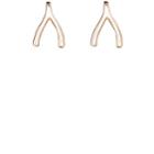 Jennifer Meyer Women's Wishbone Stud Earrings