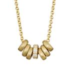 Tate Women's Ring-charm Necklace-yellow Gold