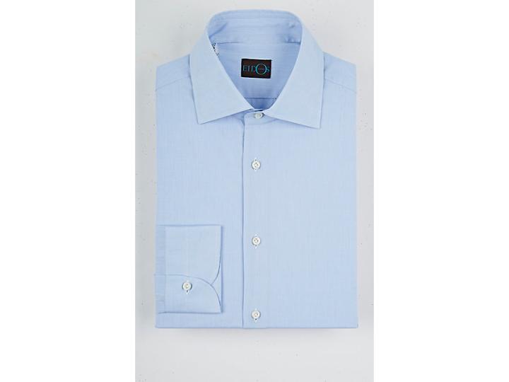 Eidos Men's Cotton Poplin Dress Shirt