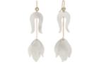 Julie Wolfe Women's Leaf-shaped Drop Earrings