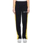 Palm Angels Women's Smiley-face Tech-jersey Track Pants - Navy