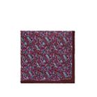 Lanvin Men's Brushstroke-pattern Silk Twill Pocket Square - Purple