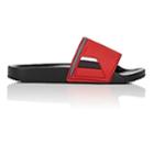 Prada Men's Rubber Slide Sandals-red