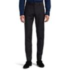 Incotex Men's S-body Slim Windowpane-plaid Wool Trousers - Charcoal