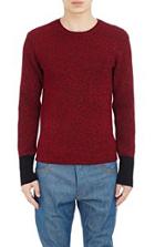 Valentino Melange Sweater-red