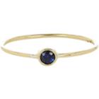 Jennifer Meyer Women's Sapphire Bezel Ring - Blue