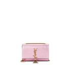 Saint Laurent Women's Monogram Kate Small Leather Bag - Pink