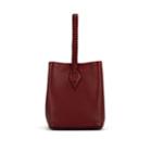 Mtier London Women's Perriand Mini Leather Bucket Bag - Dark Red