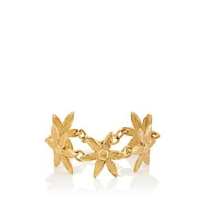 Stazia Loren Women's Flower Bracelet-gold