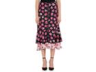 Proenza Schouler Women's Floral Matte Satin Midi-skirt