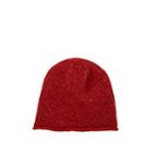 Inis Meain Men's Rolled-cuff Merino Wool-cashmere Hat - Red