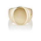 Tom Wood Women's Oval Signet Ring-yellow