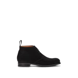 Carmina Shoemaker Men's Suede Chukka Boots - Black