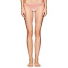 Suboo Women's Velvet Slim Bikini Bottom-pink Velvet