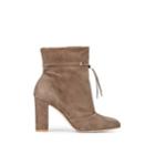 Gianvito Rossi Women's Maeve Suede Ankle Boots - Beige, Tan