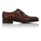 John Lobb Men's William Monk Shoes-dk. Brown