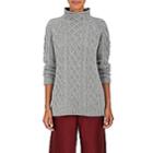 Barneys New York Women's Cable-knit Cashmere Sweater-gray