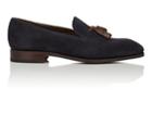 Carmina Shoemaker Men's Tasseled Suede Venetian Loafers