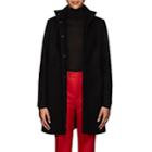 Lisa Perry Women's Circular-seam Wool-blend A-line Coat-black