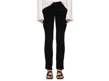 The Row Women's Landly Suede Skinny Jeans