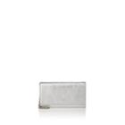 Barneys New York Women's Metallic Leather Large Chain Wallet - Silver