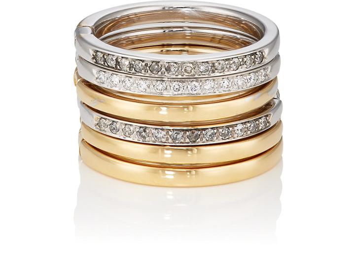 Roberto Marroni Women's Diamond Six-band Ring