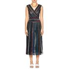 Missoni Women's Metallic Striped Maxi Dress-dk. Blue