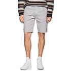J Brand Men's Eli Denim Cutoff Shorts-light Gray