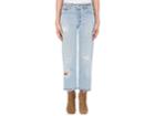 Re/done Women's High Rise Straight Crop Jeans